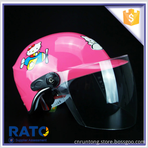 Wholesale best cartoon kids half face motorcycle helmets